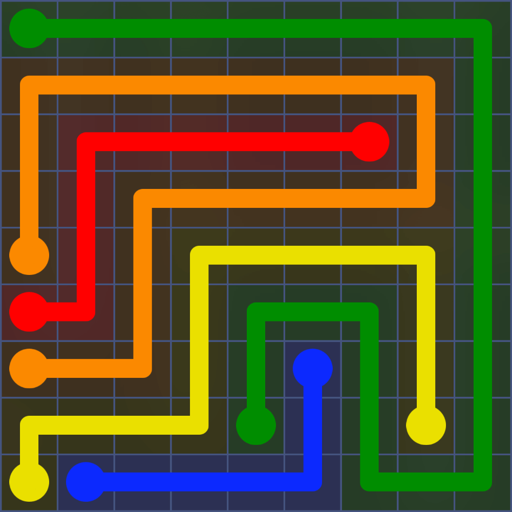 Flow Free 5104 Solution