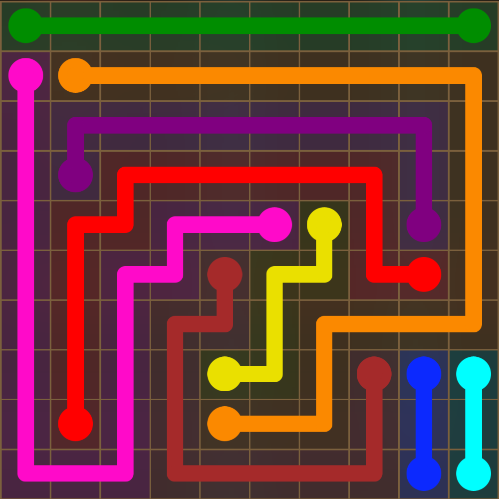 Flow Free 5385 Solution