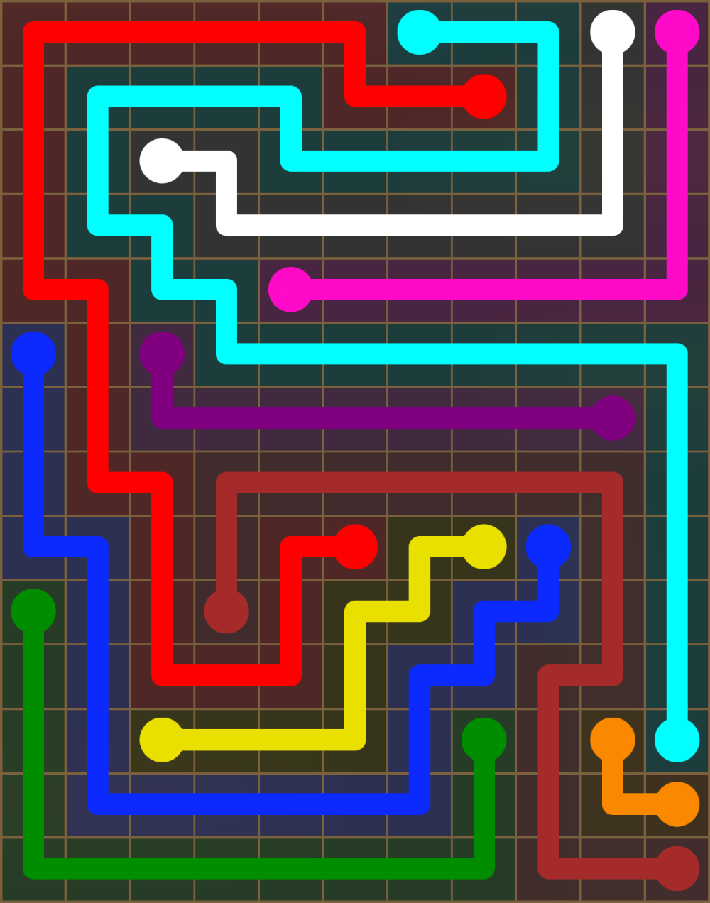 Flow Free 5843 Solution