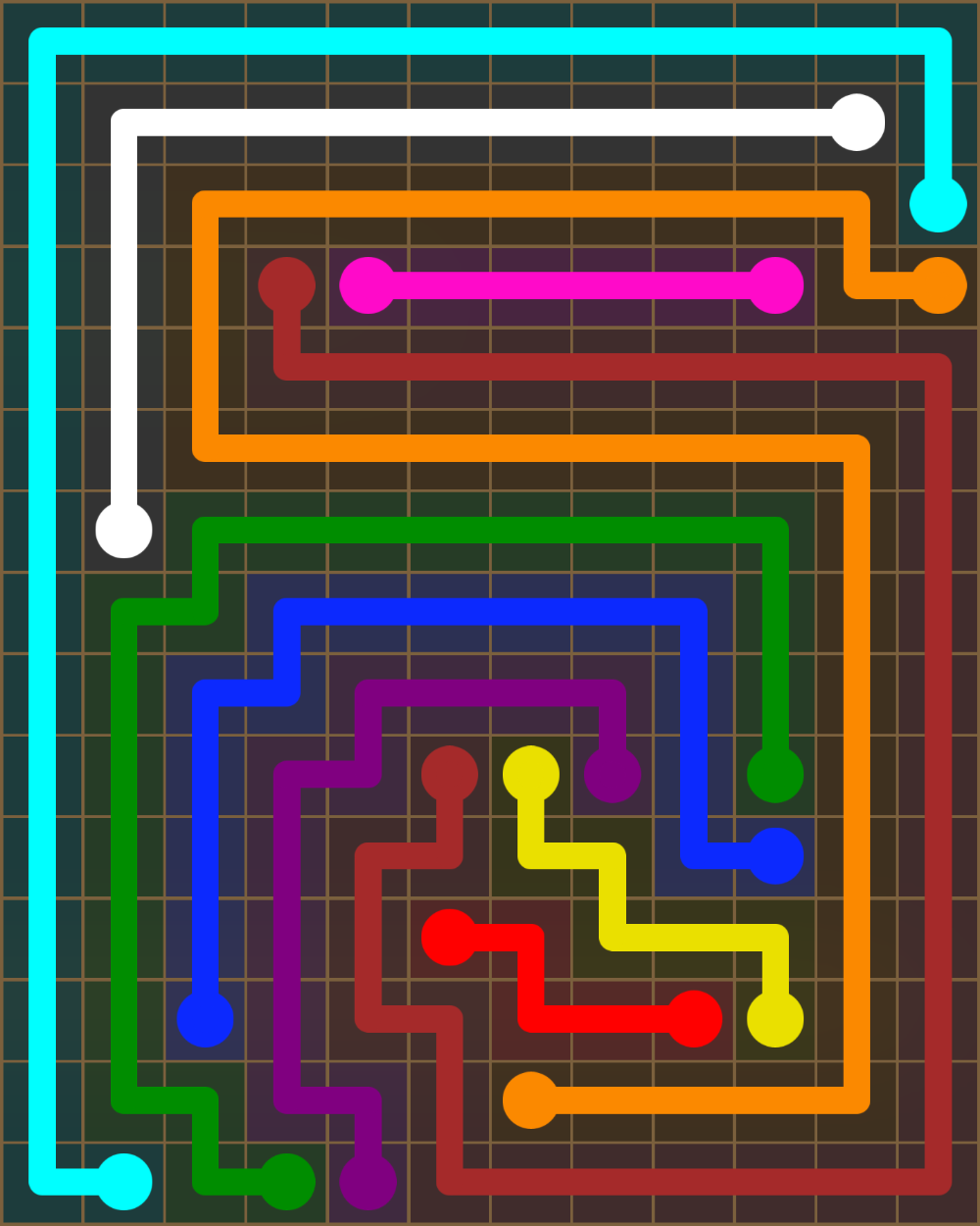 Flow Free 5862 Solution