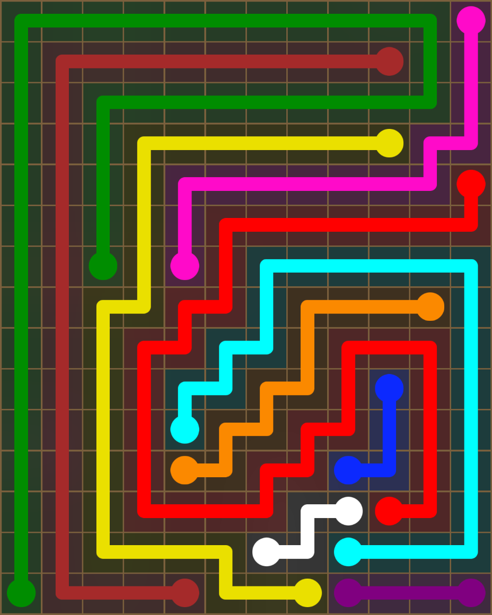 Flow Free 5871 Solution