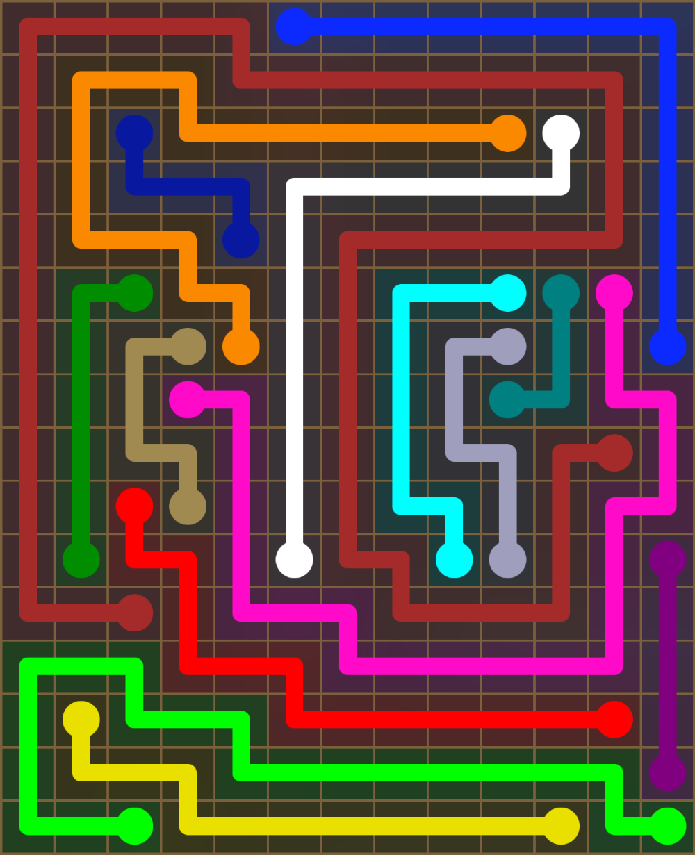 Flow Free 5881 Solution