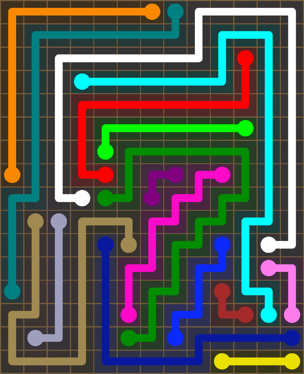 Flow Free 5884 Solution