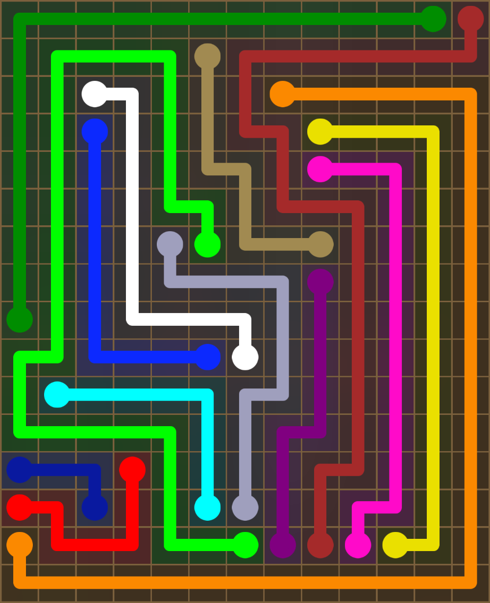 Flow Free 5885 Solution