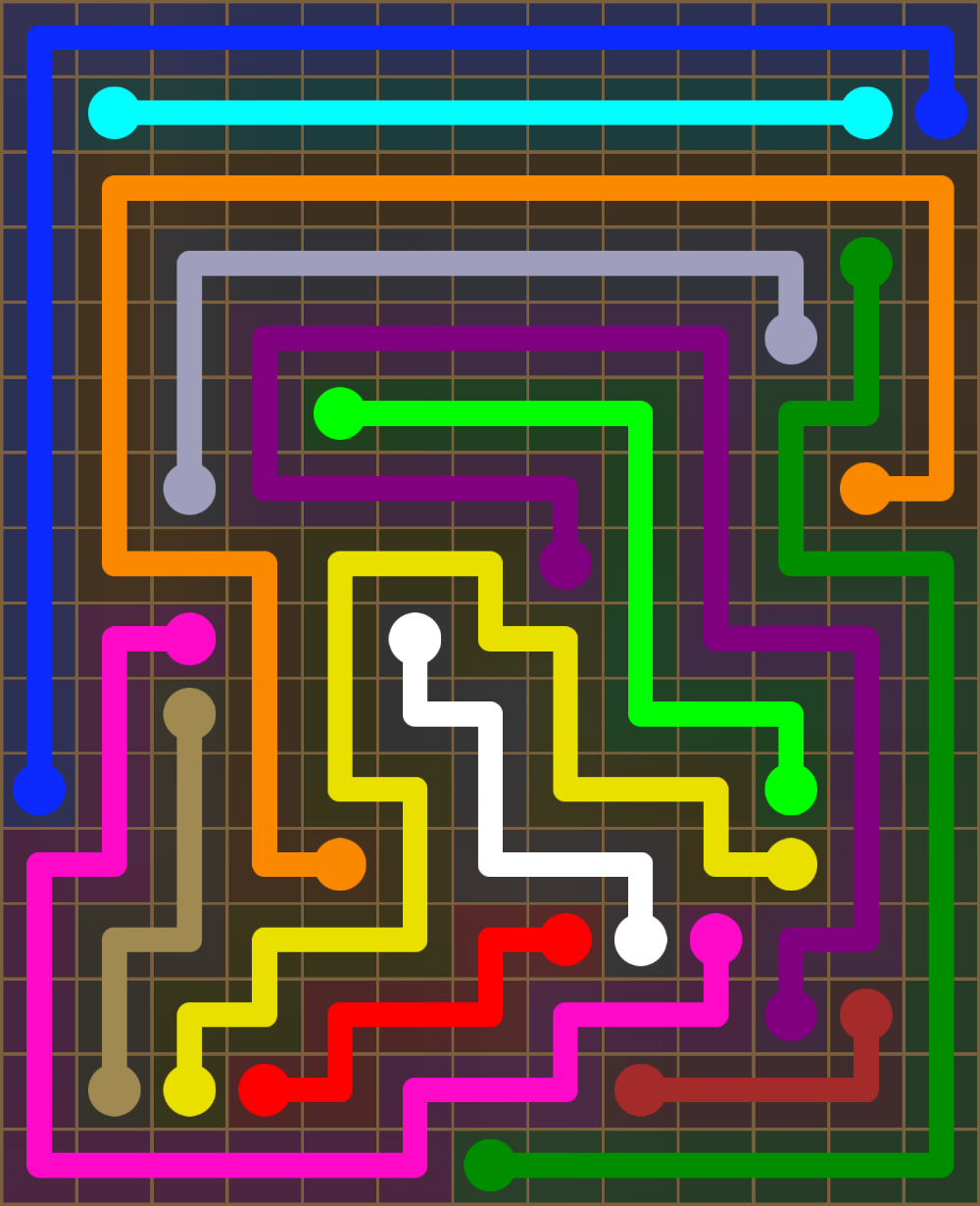 Flow Free 5893 Solution