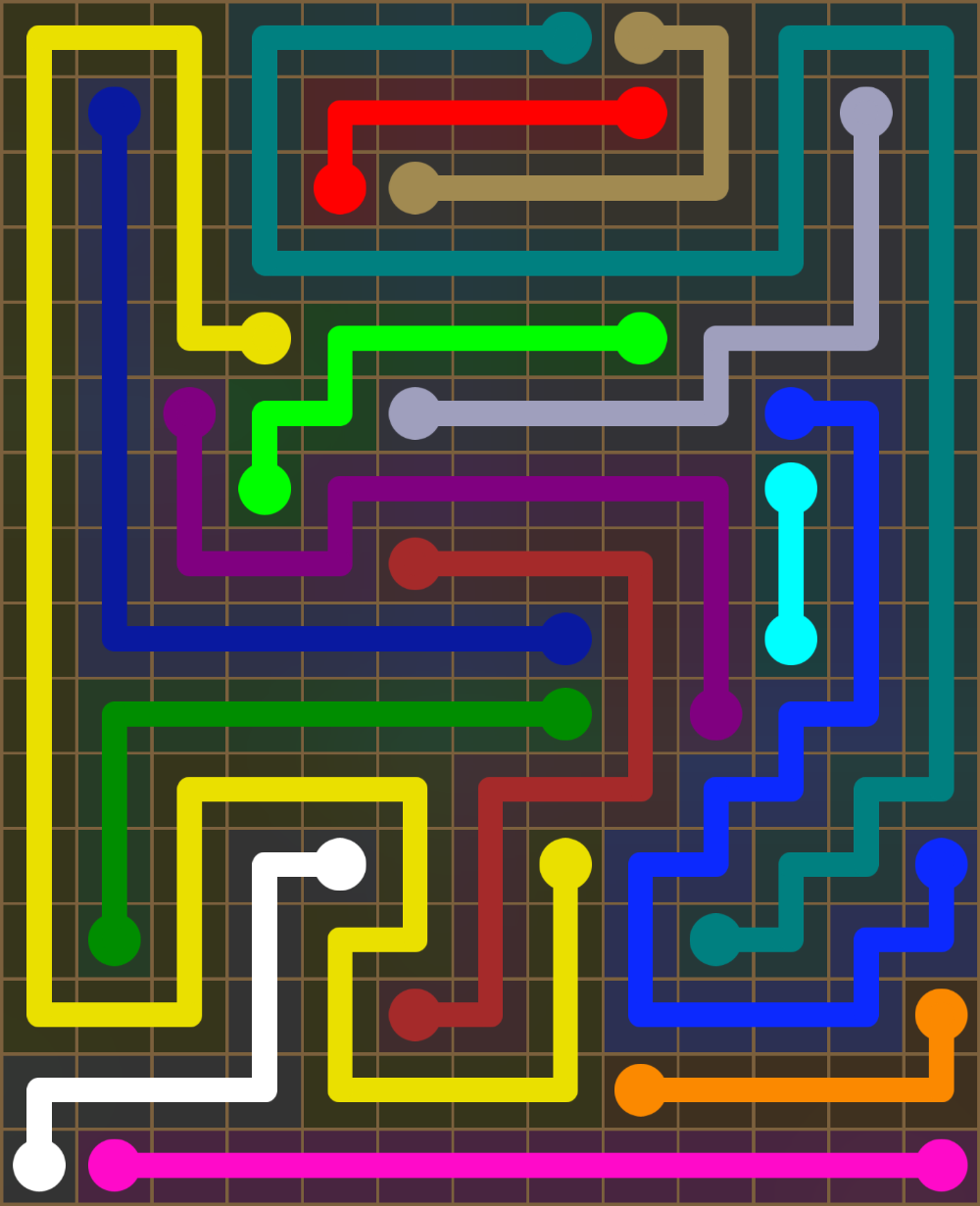 Flow Free 5894 Solution