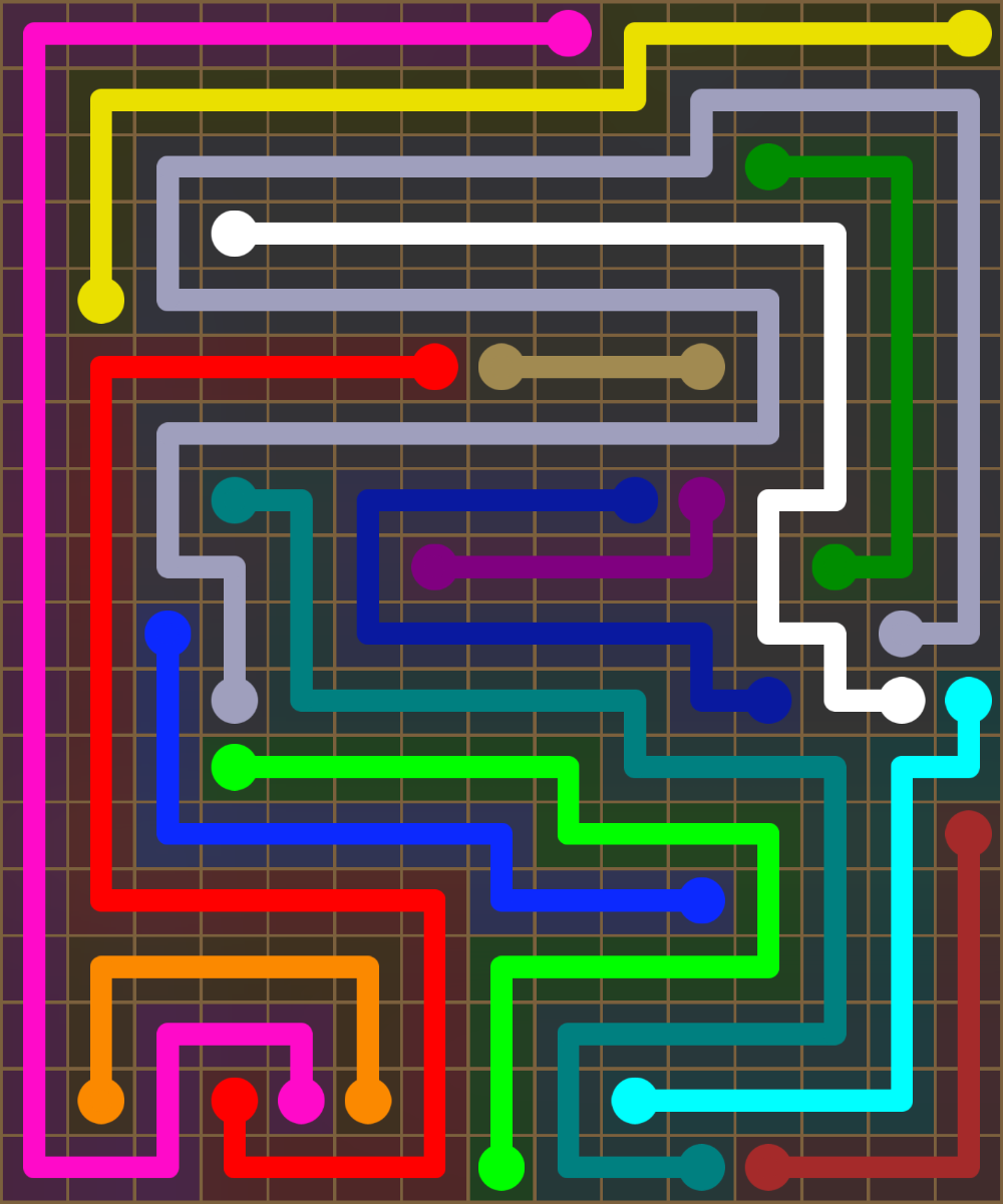 Flow Free 5951 Solution