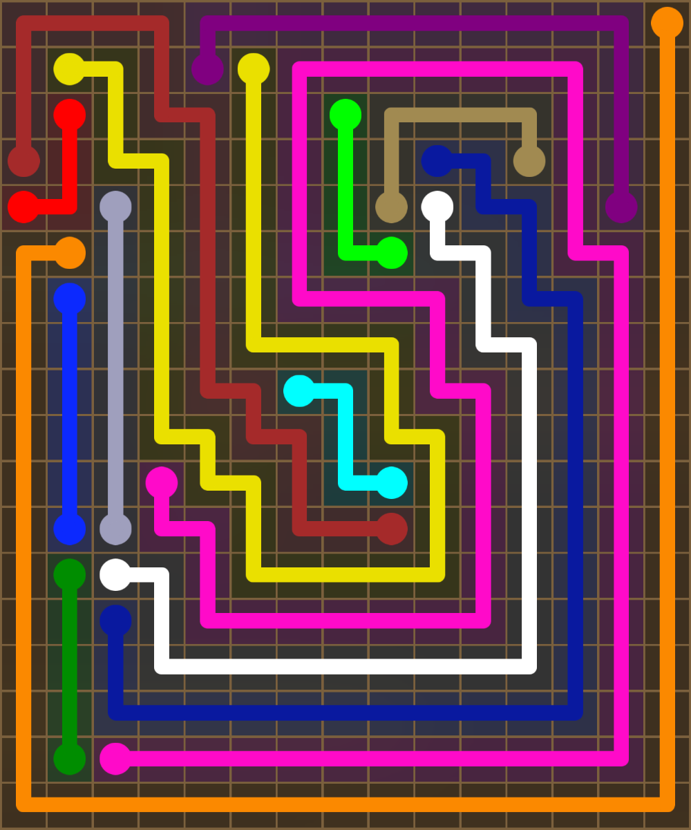 Flow Free 5952 Solution