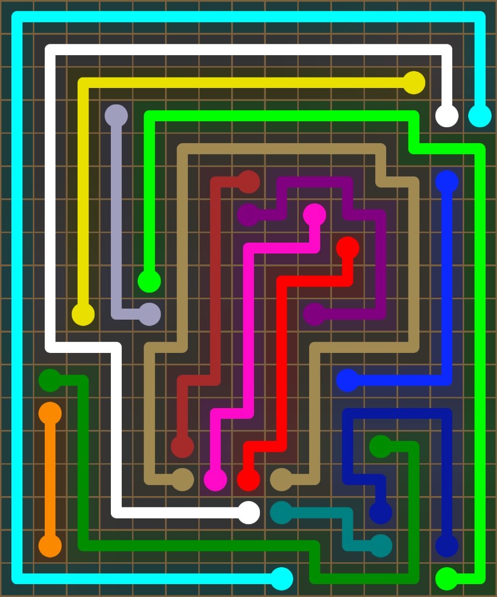 Flow Free 5954 Solution