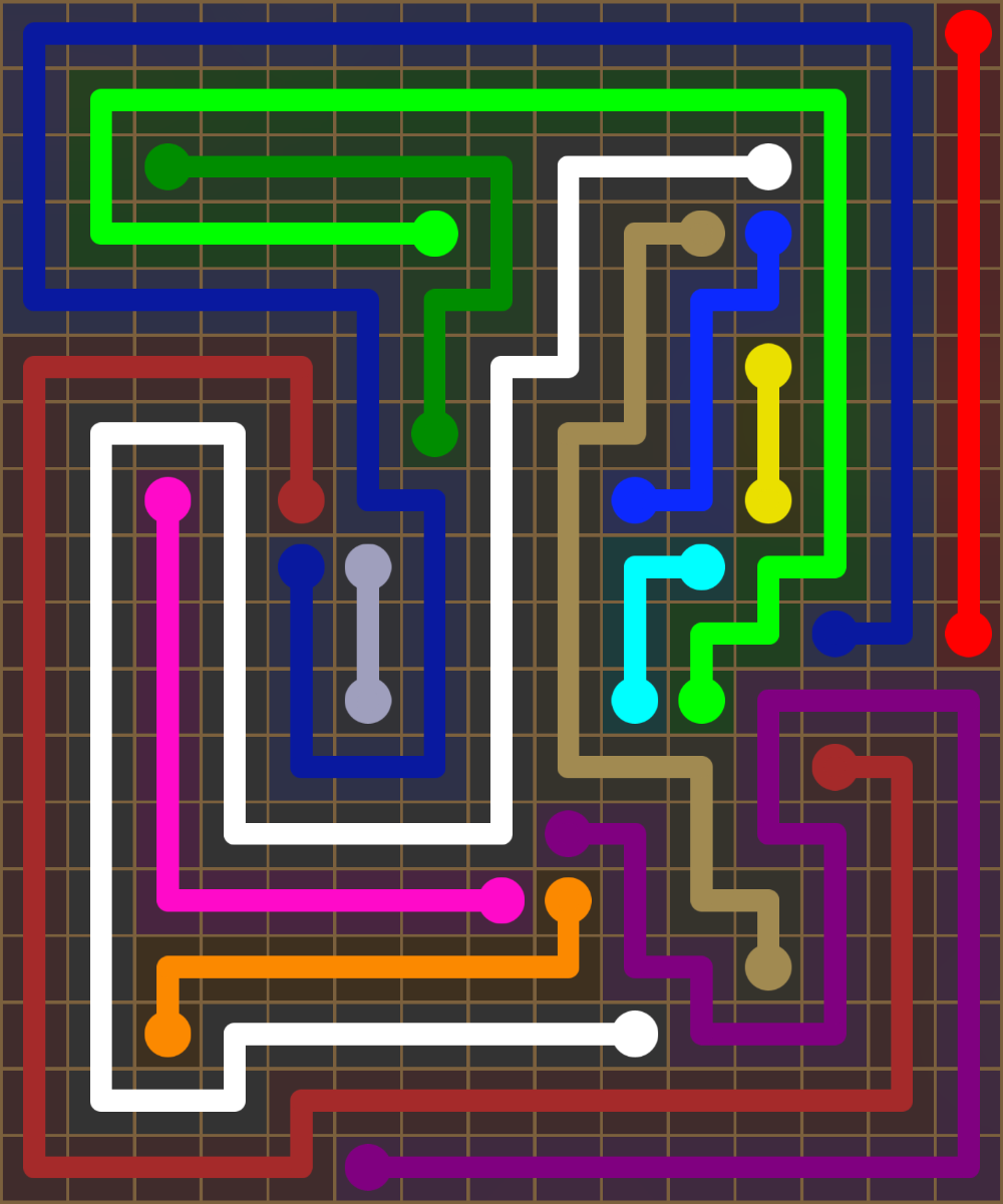 Flow Free 5955 Solution