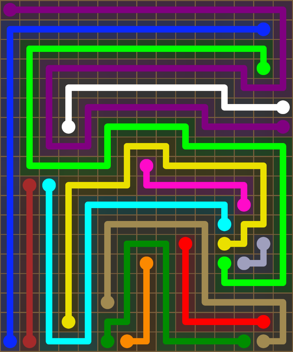 Flow Free 5961 Solution