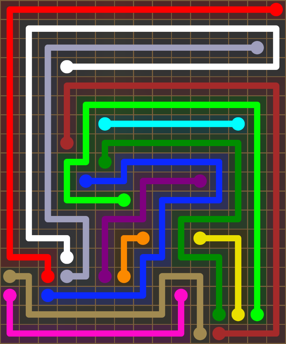 Flow Free 5962 Solution