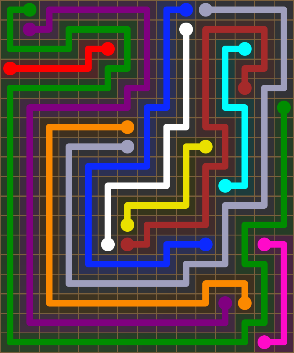 Flow Free 5964 Solution