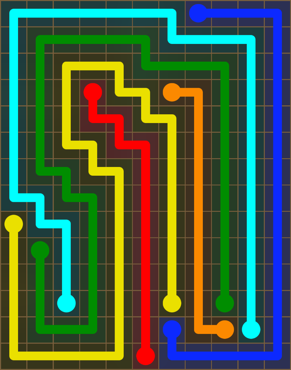 Flow Free 5694 Solution