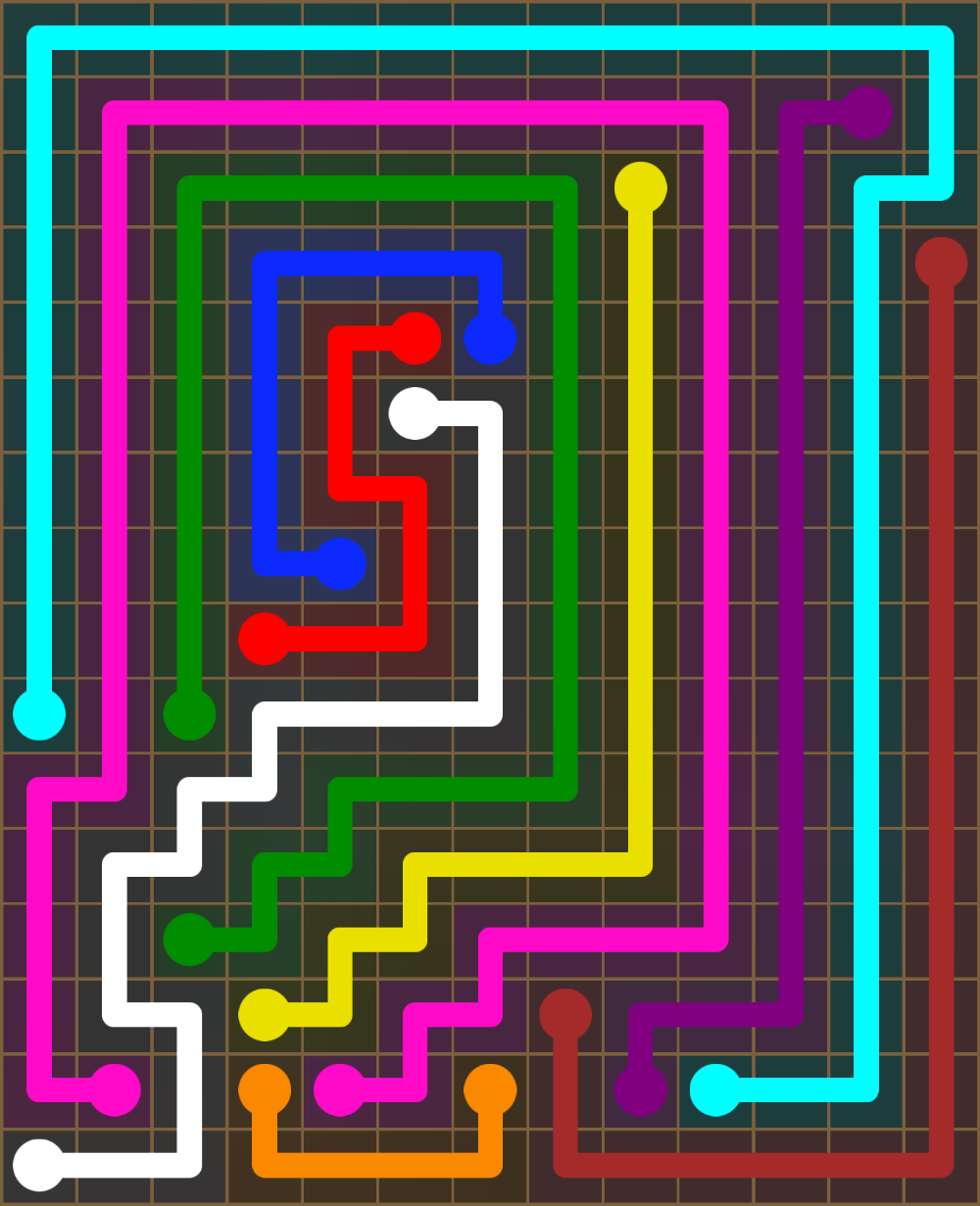 Flow Free 5732 Solution