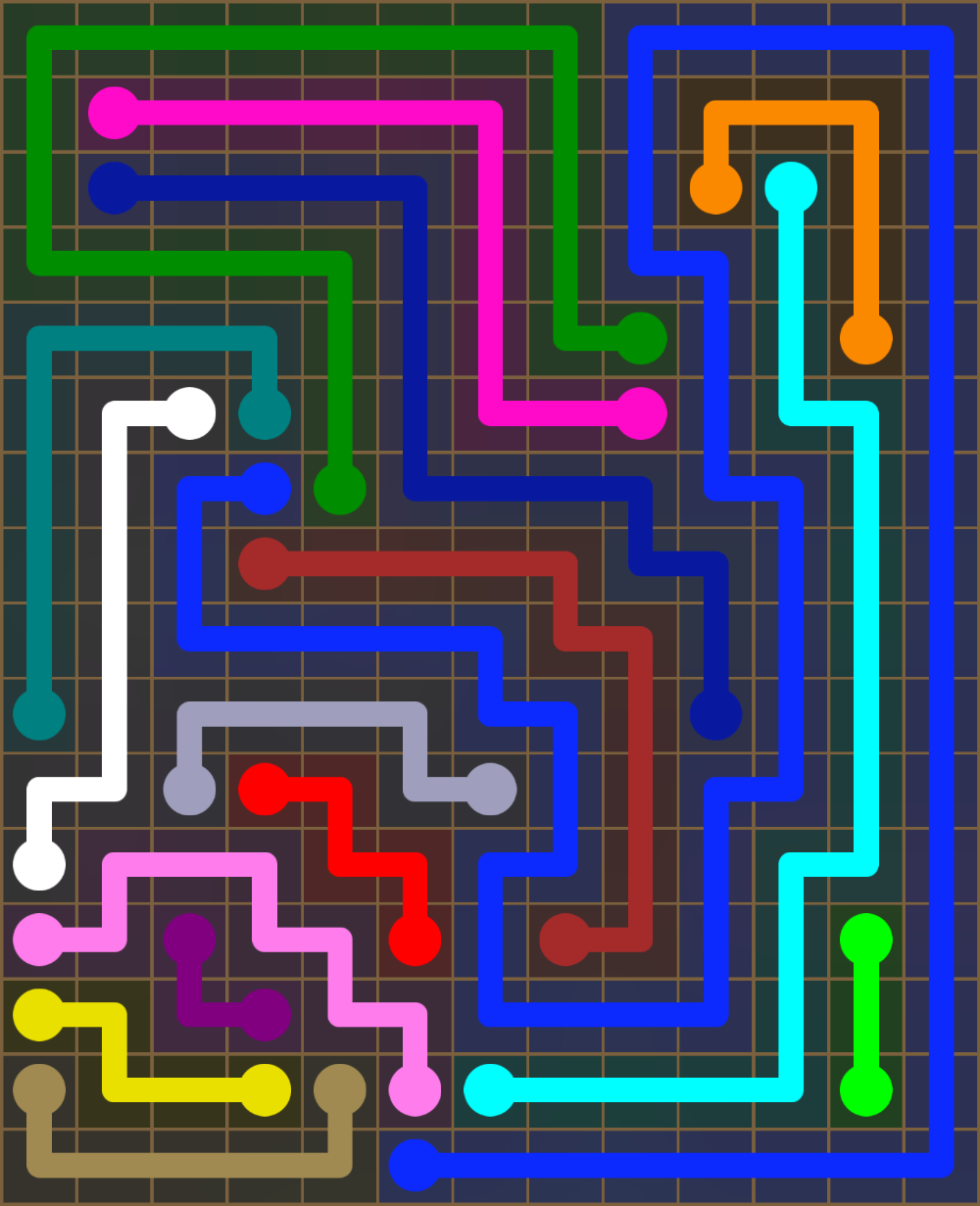 Flow Free 5742 Solution