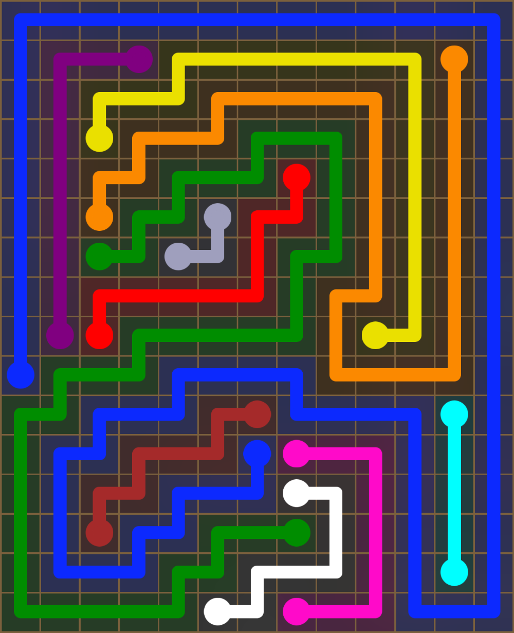 Flow Free 5751 Solution