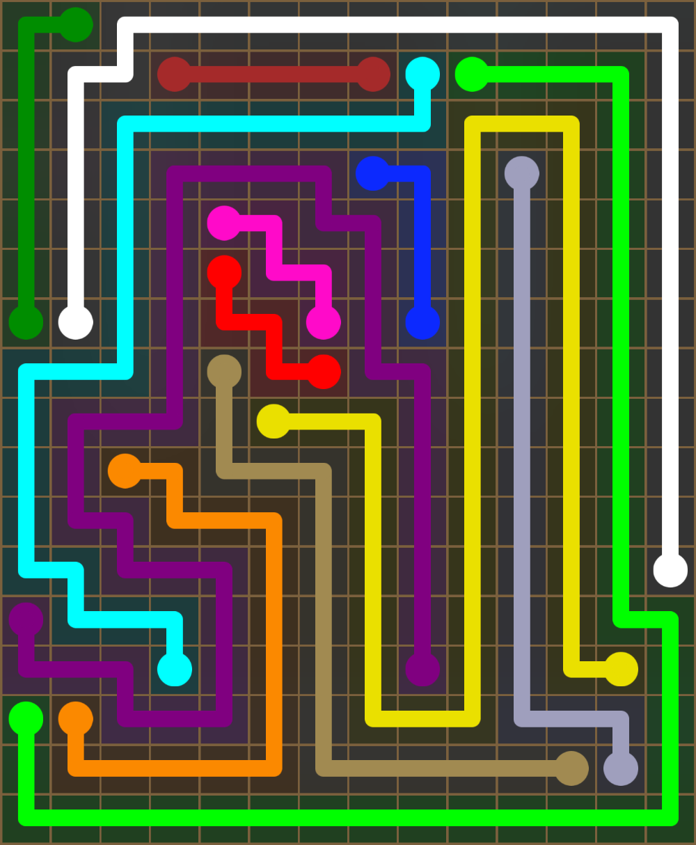 Flow Free 5774 Solution