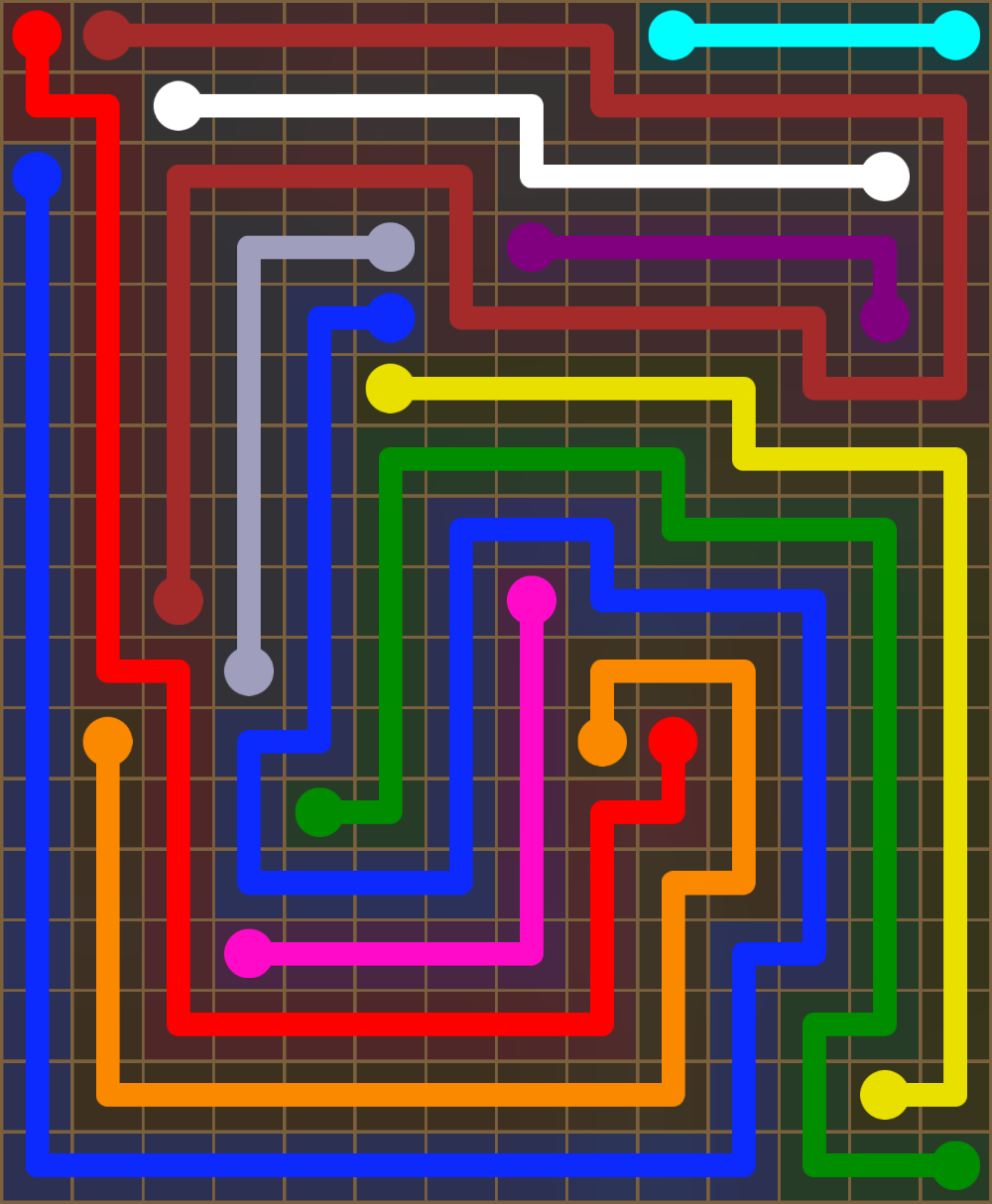 Flow Free 5785 Solution