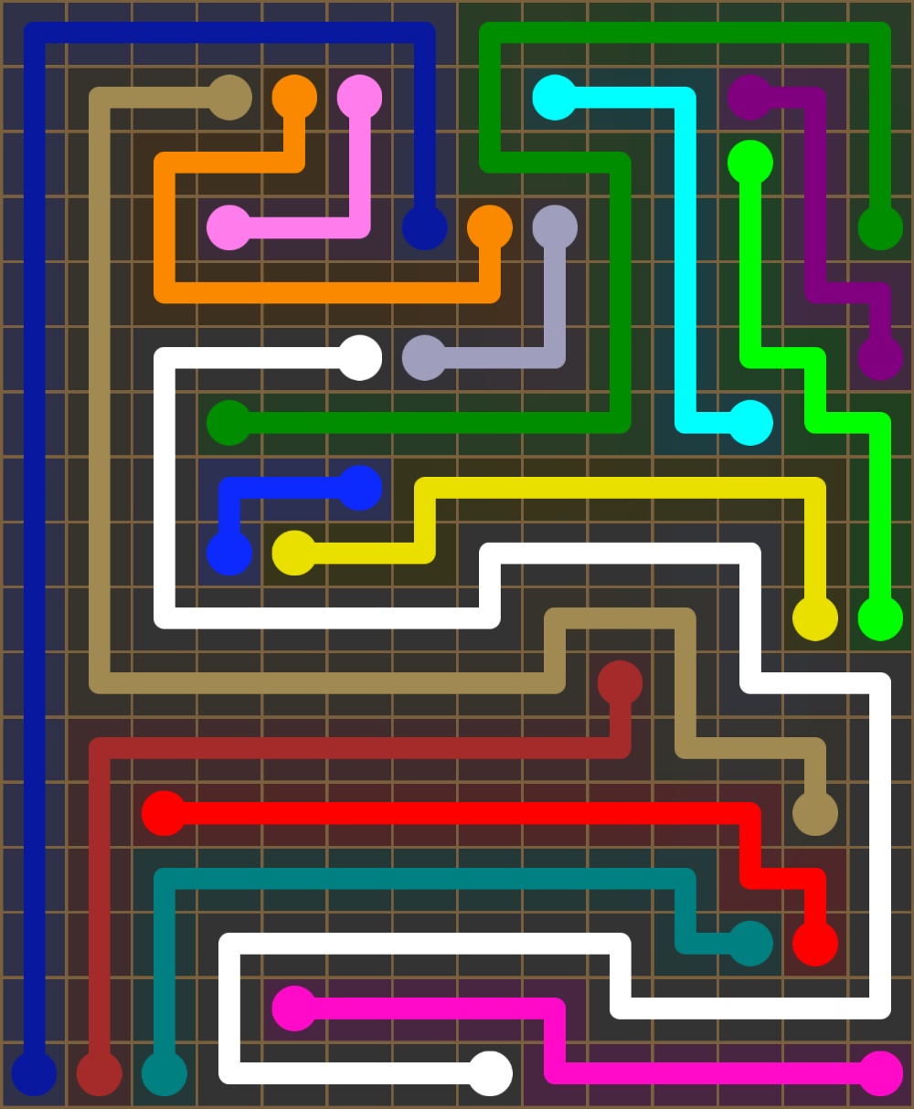 Flow Free 5766 Solution