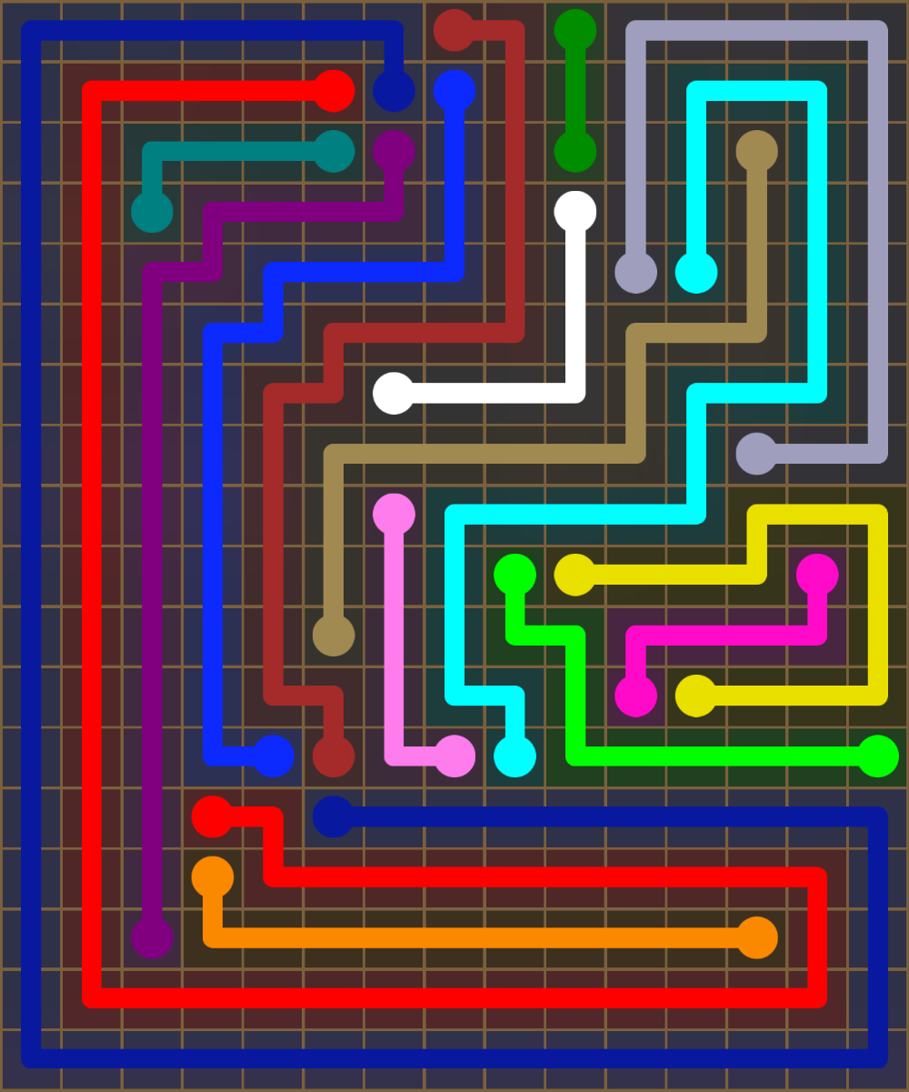 Flow Free 5796 Solution