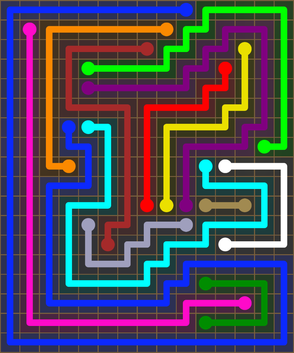 Flow Free 5819 Solution