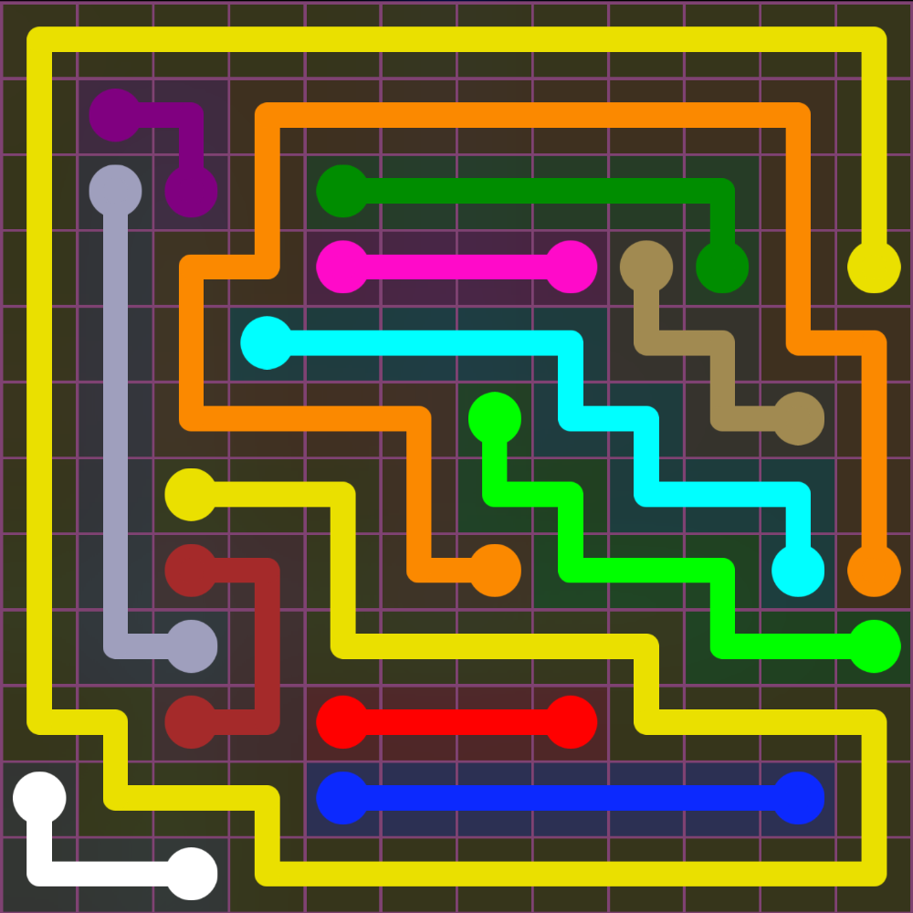 Flow Free 6187 Solution