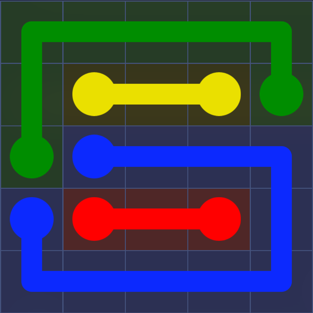 Flow Free 7377 Solution