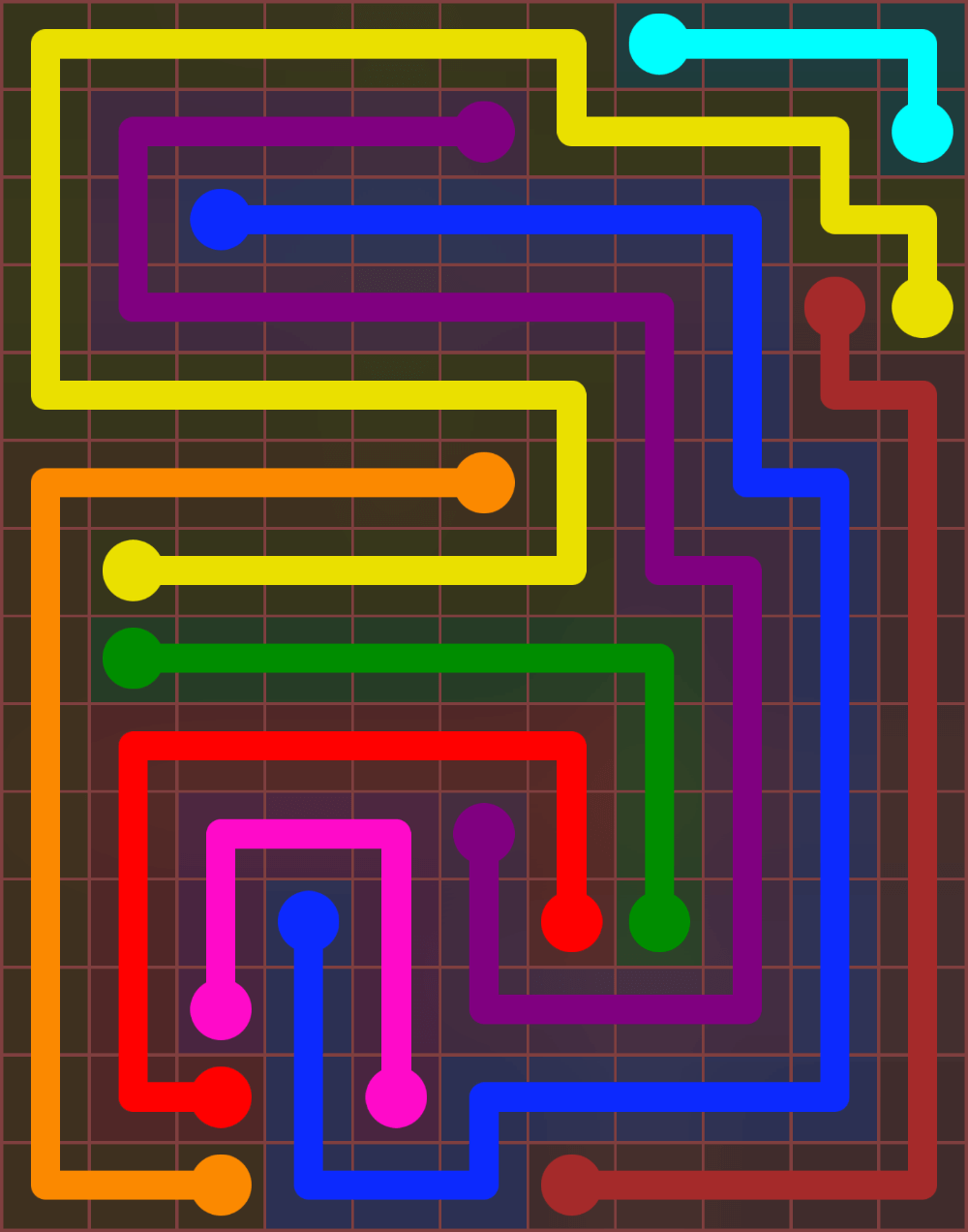 Flow Free 6442 Solution