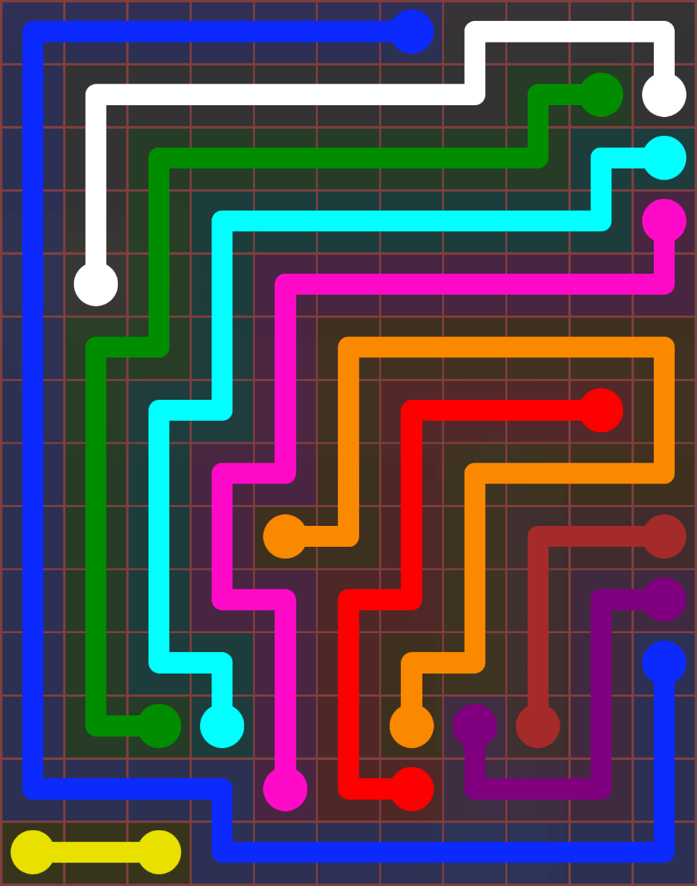 Flow Free 6556 Solution