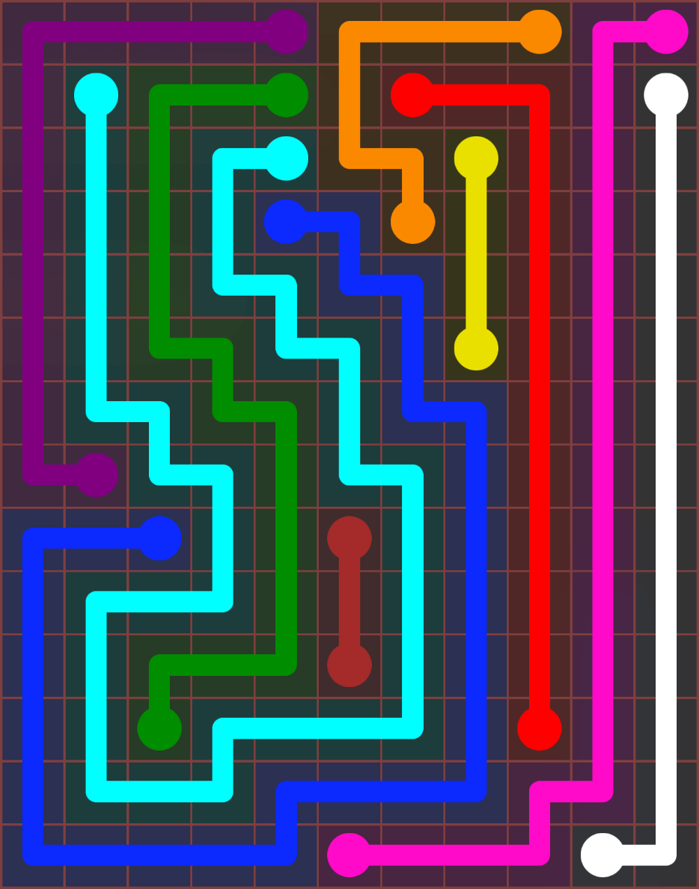 Flow Free 6566 Solution