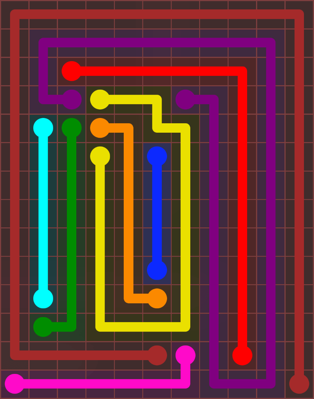 Flow Free 6586 Solution