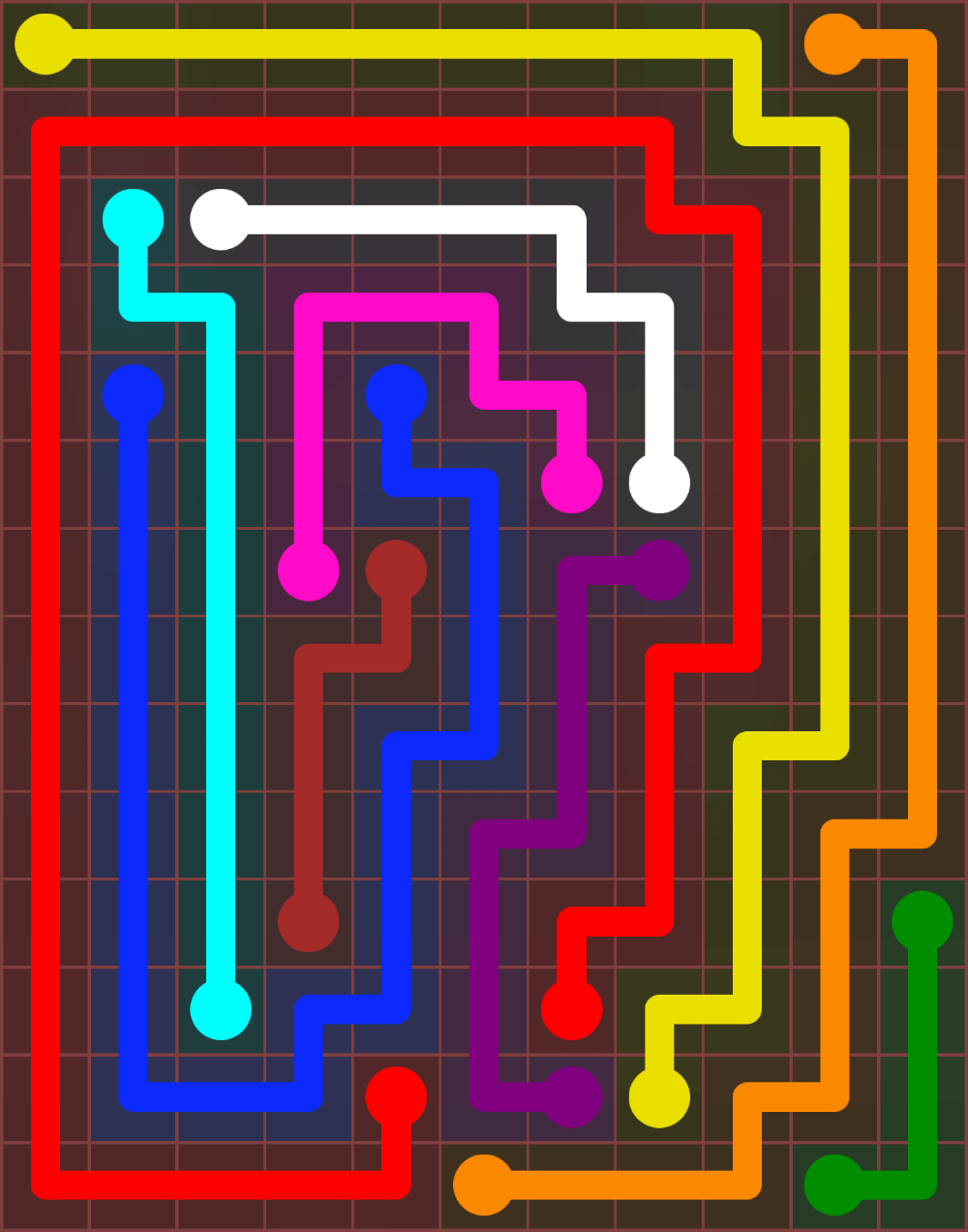 Flow Free 6592 Solution