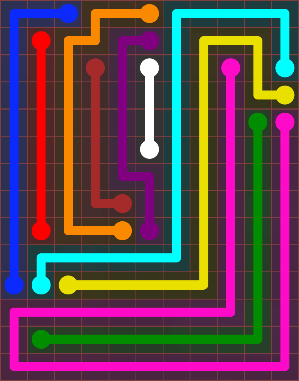 Flow Free 6595 Solution