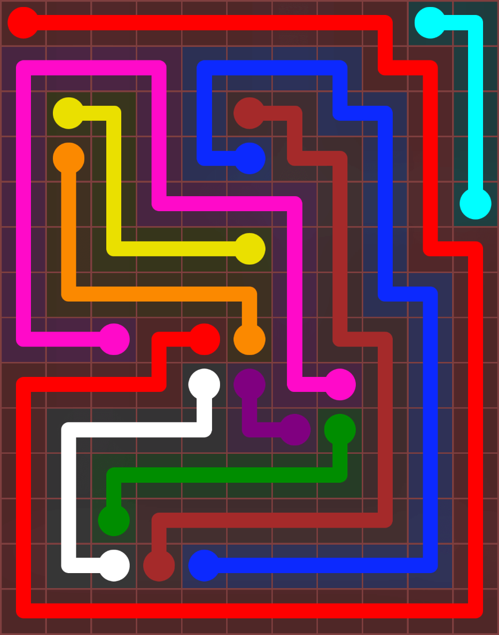 Flow Free 6599 Solution