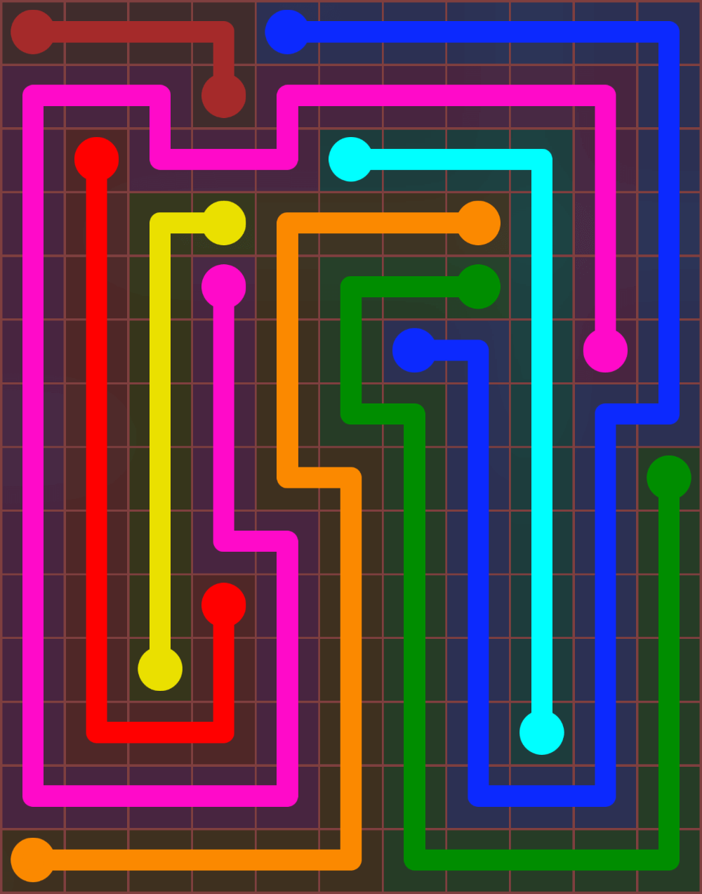 Flow Free 6602 Solution