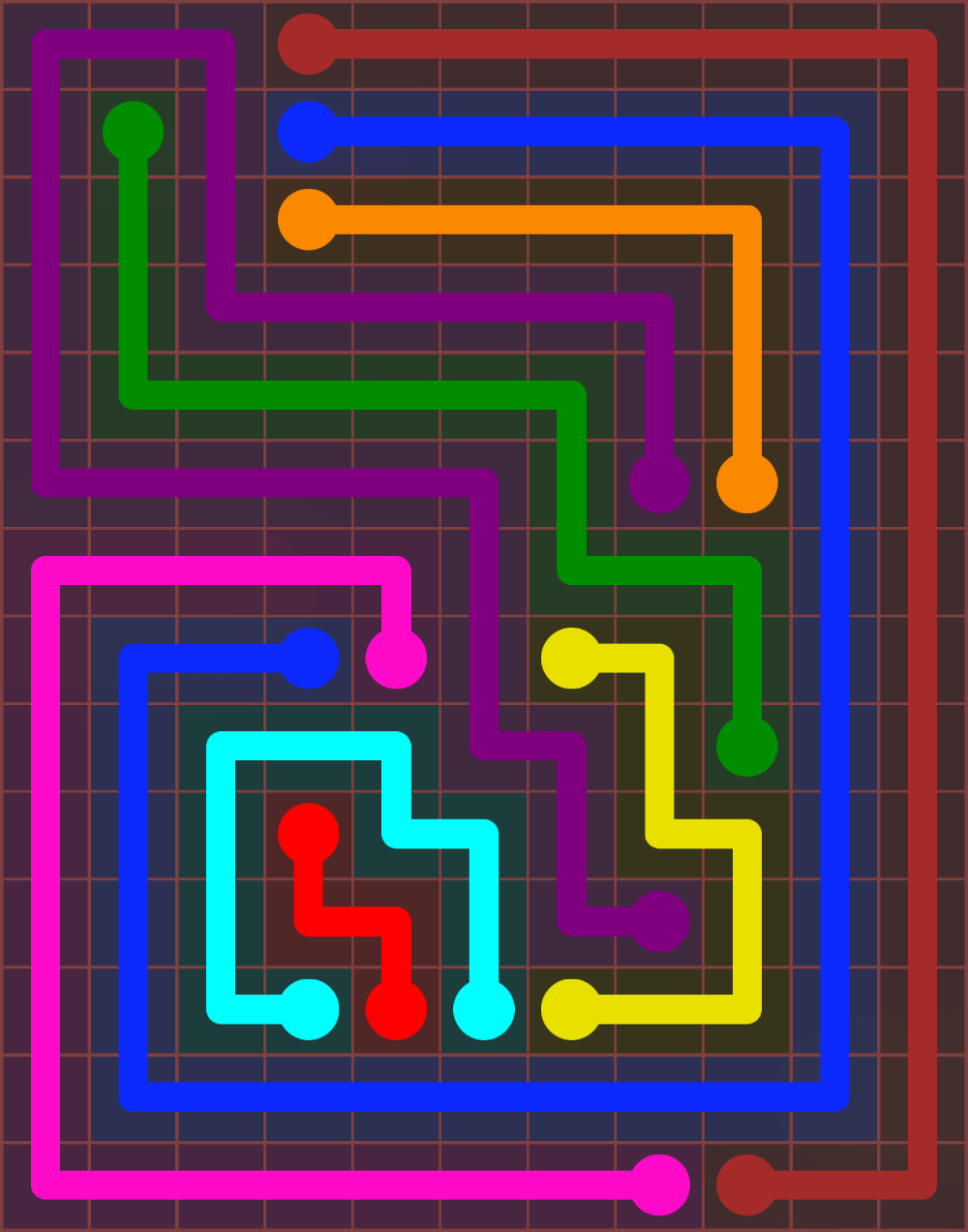 Flow Free 6629 Solution