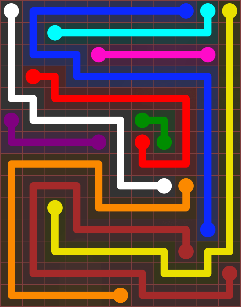 Flow Free 6646 Solution