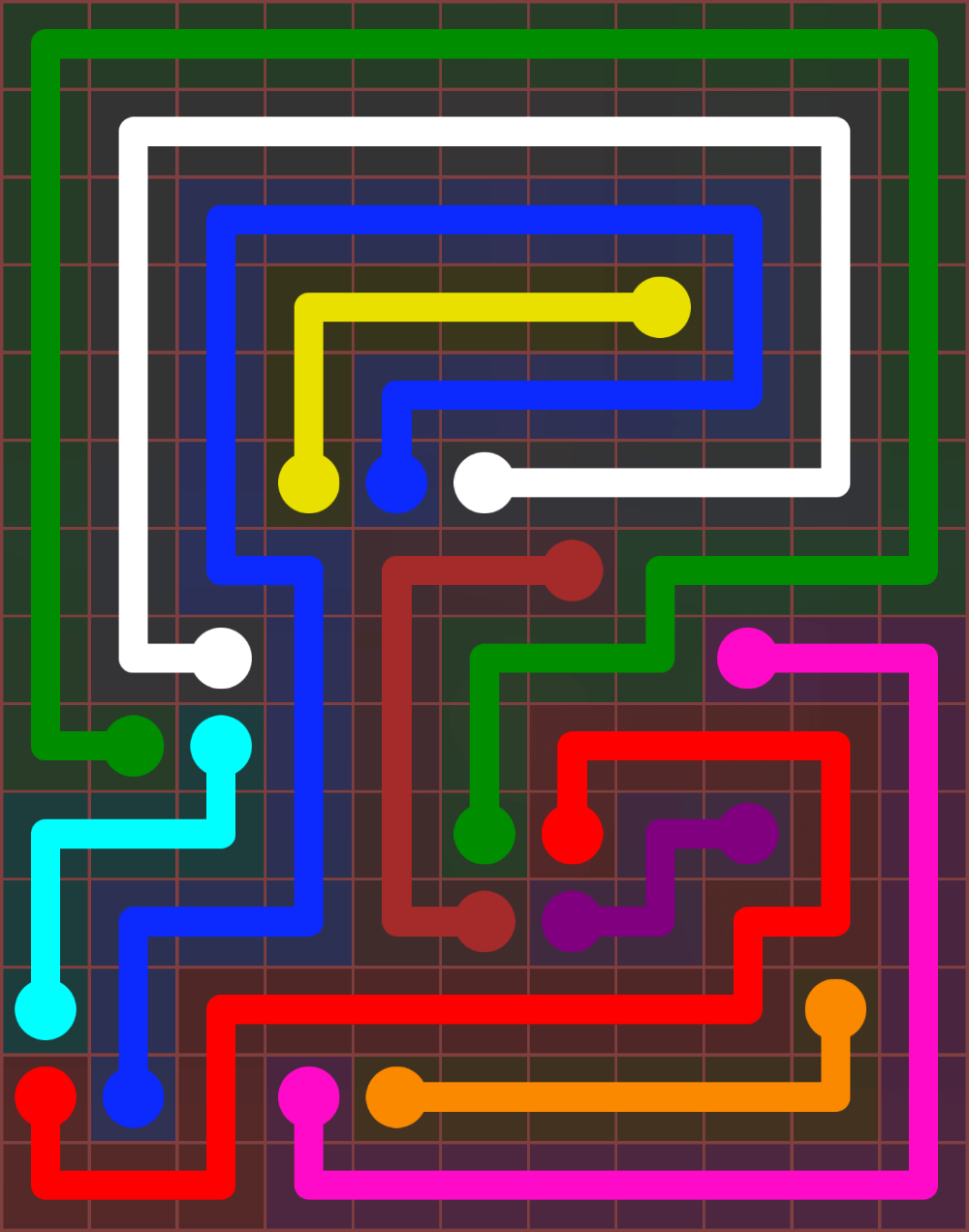 Flow Free 6655 Solution