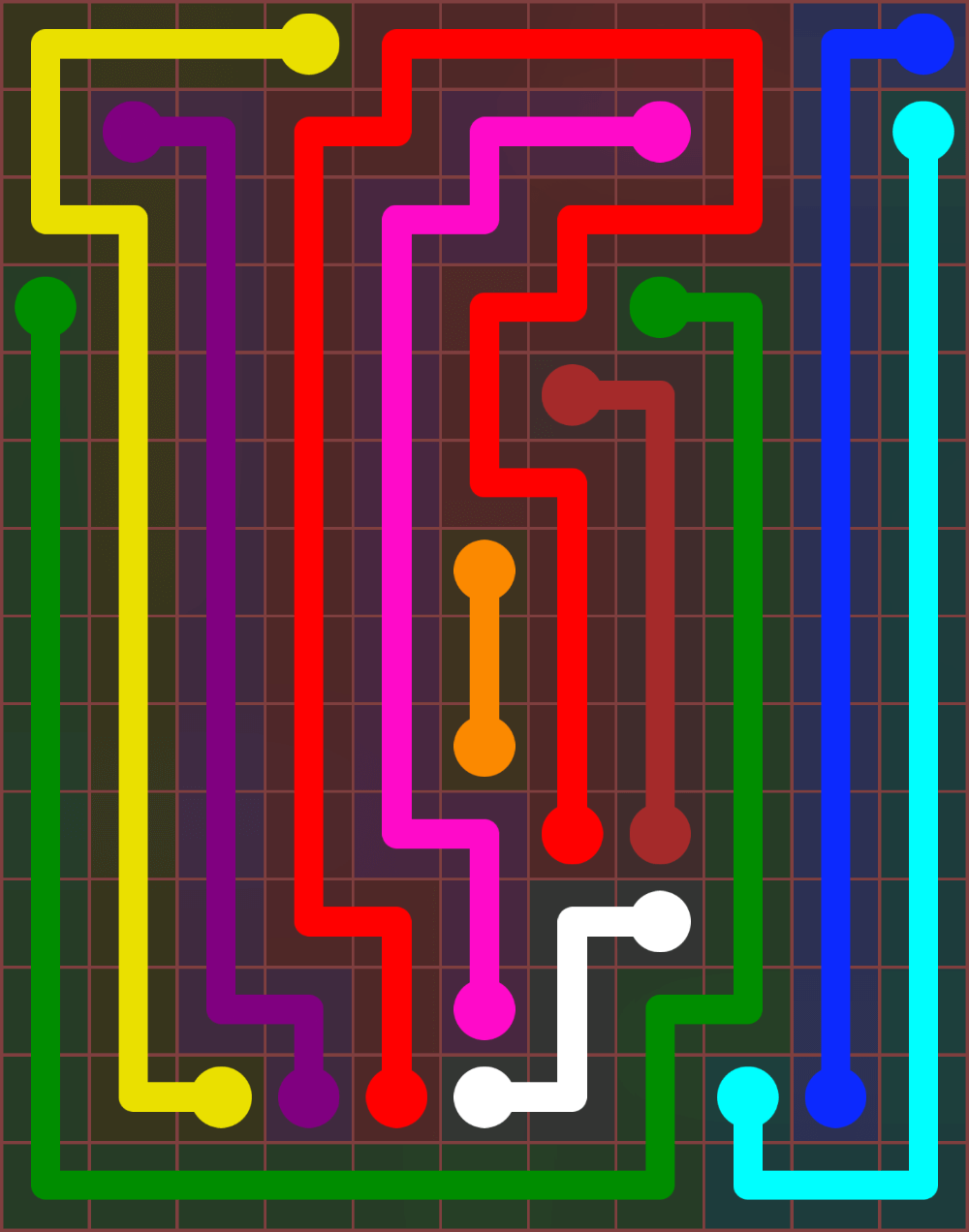 Flow Free 6694 Solution