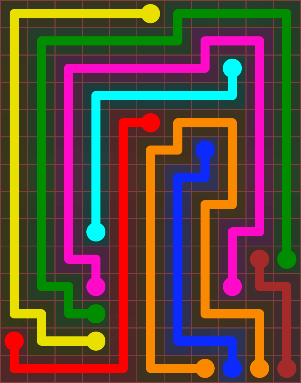 Flow Free 6714 Solution