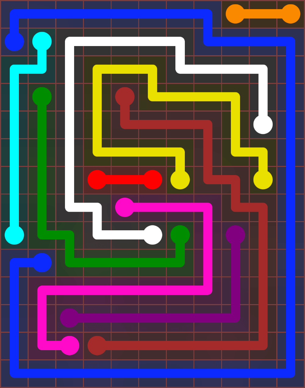 Flow Free 6716 Solution