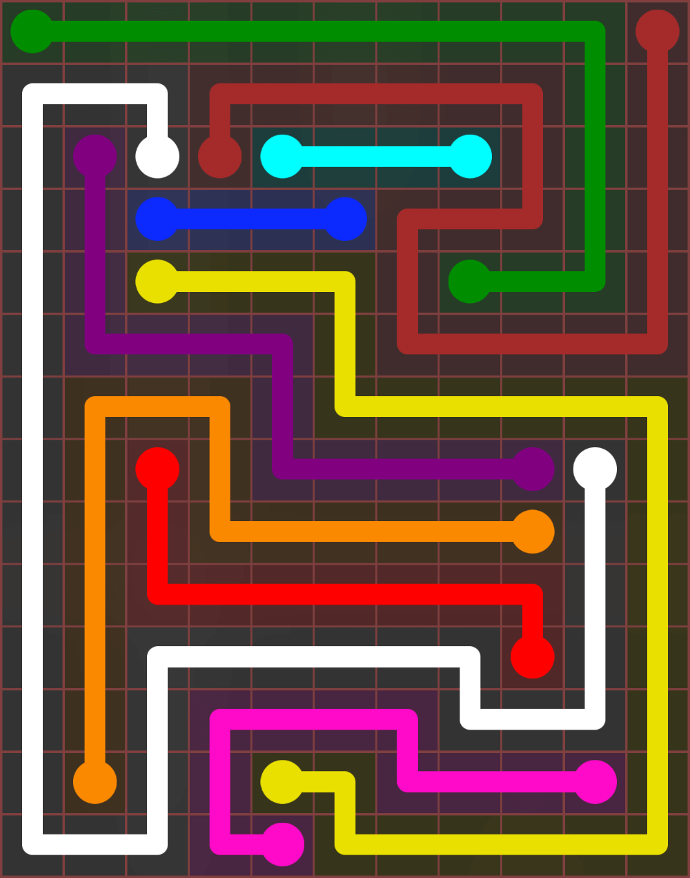 Flow Free 6719 Solution