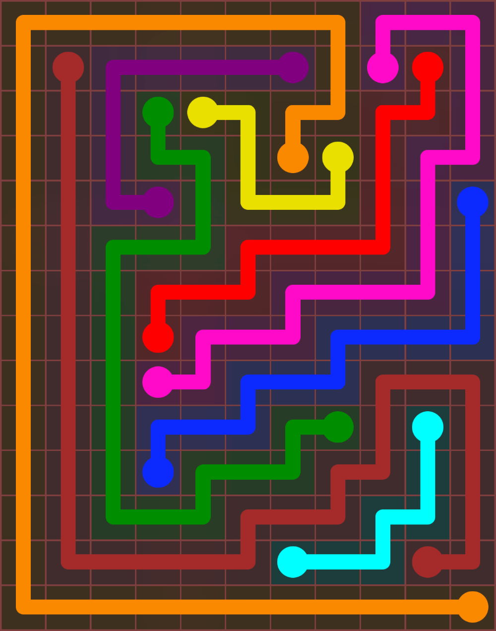 Flow Free 6743 Solution