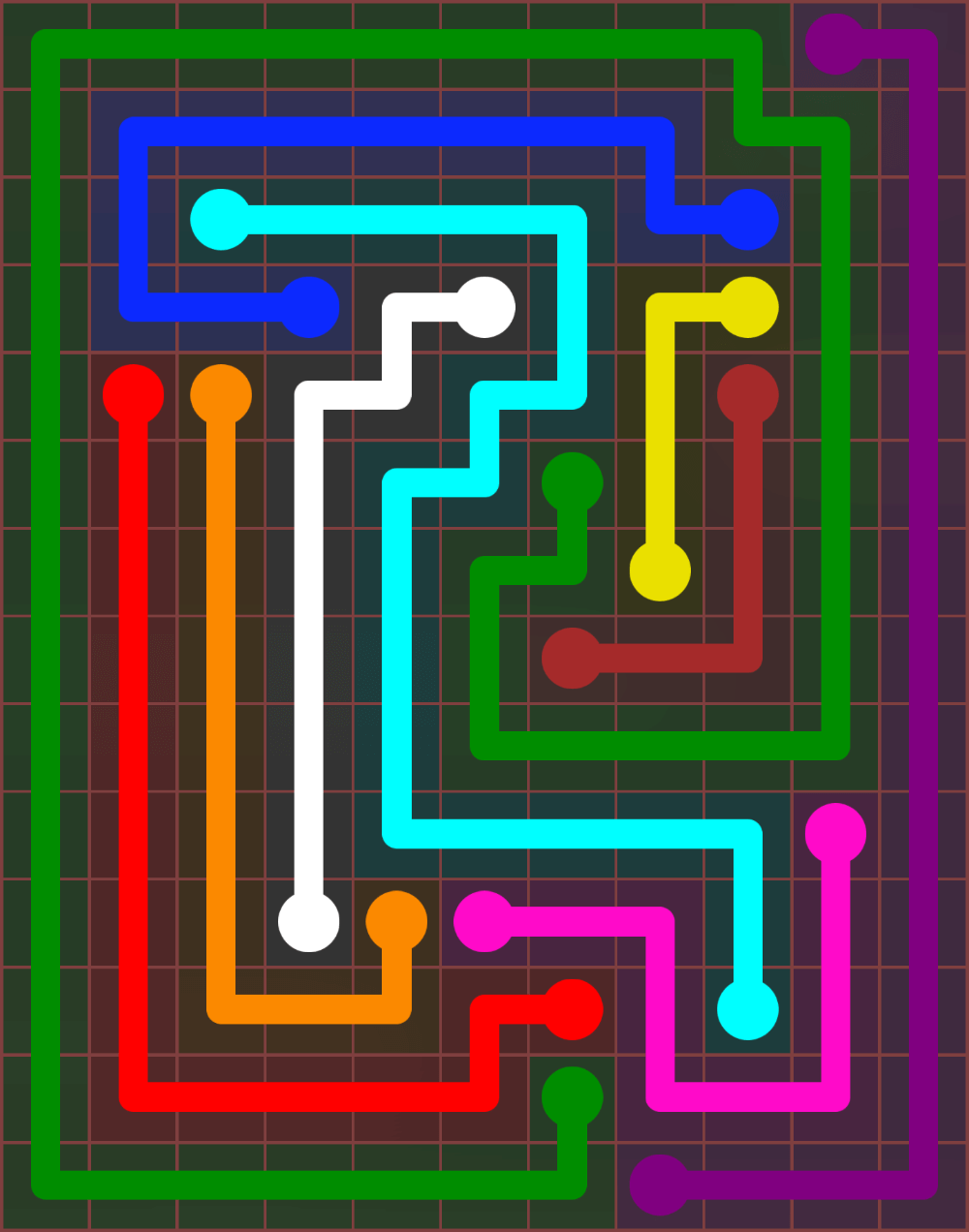 Flow Free 6459 Solution