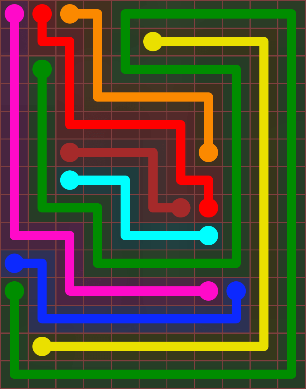 Flow Free 6787 Solution