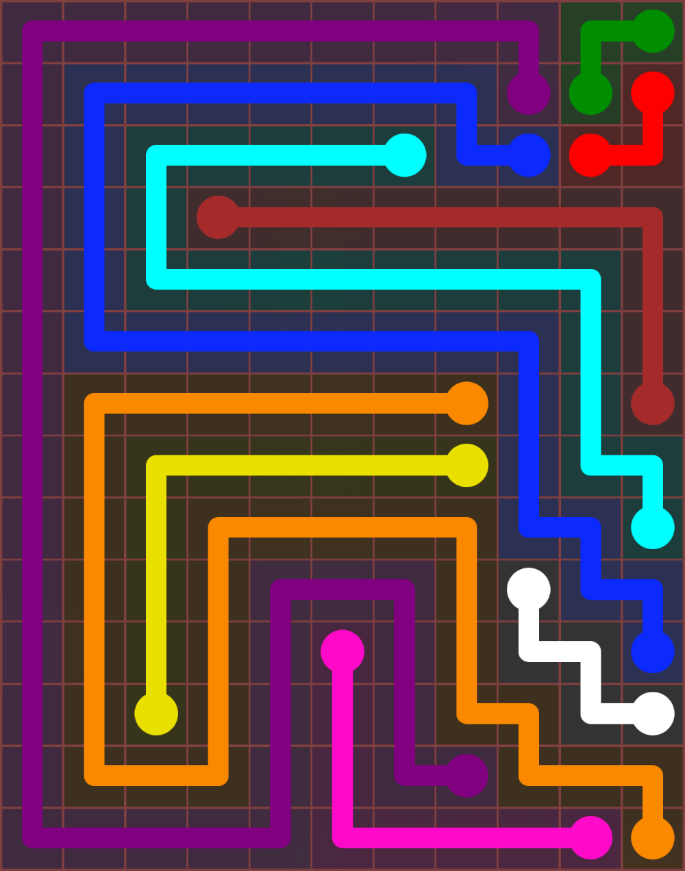 Flow Free 6822 Solution