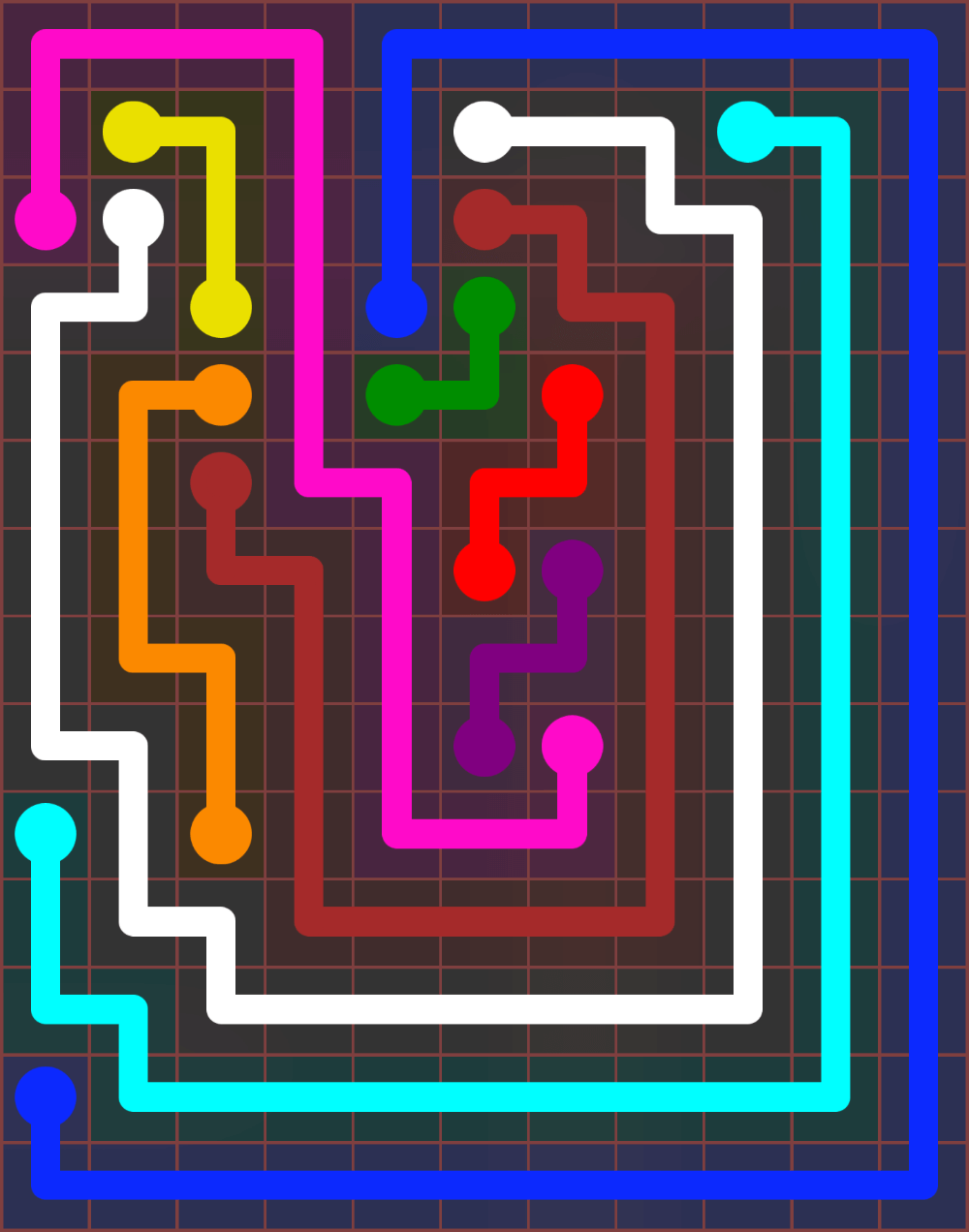 Flow Free 6848 Solution