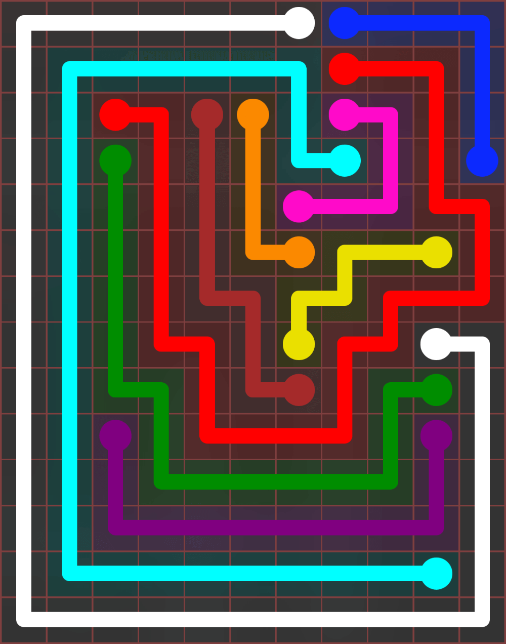 Flow Free 6865 Solution