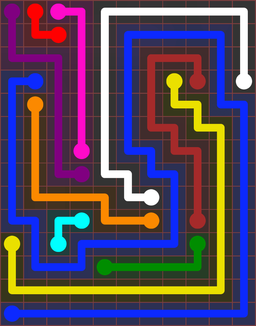 Flow Free 6488 Solution